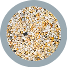 white gold Resin Bound Aggregate