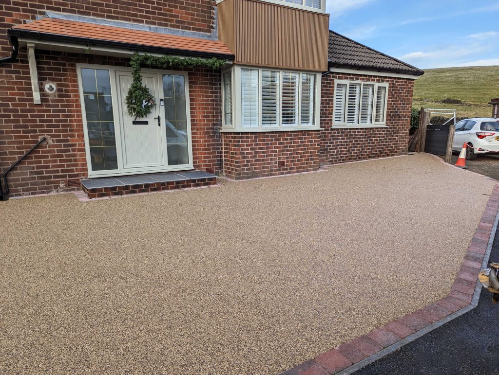 cleaning resin bonded driveways