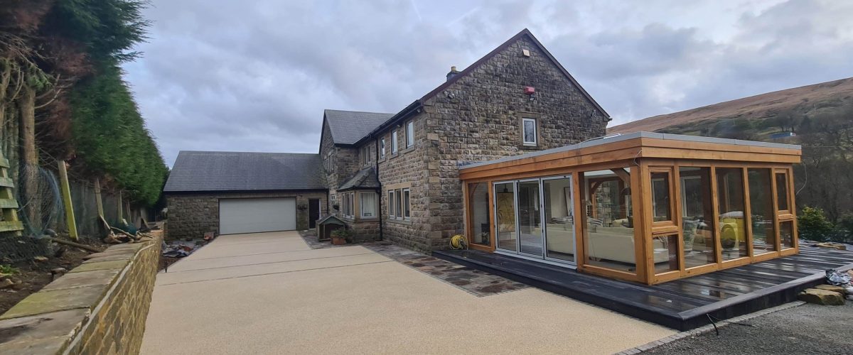 resin driveway paving